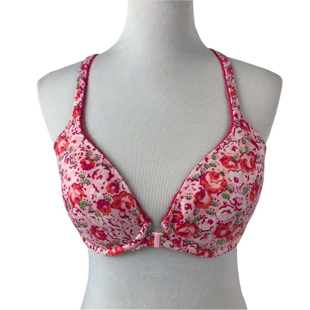 Victoria’s Secret  Racerback Demi Bra Floral 34 D